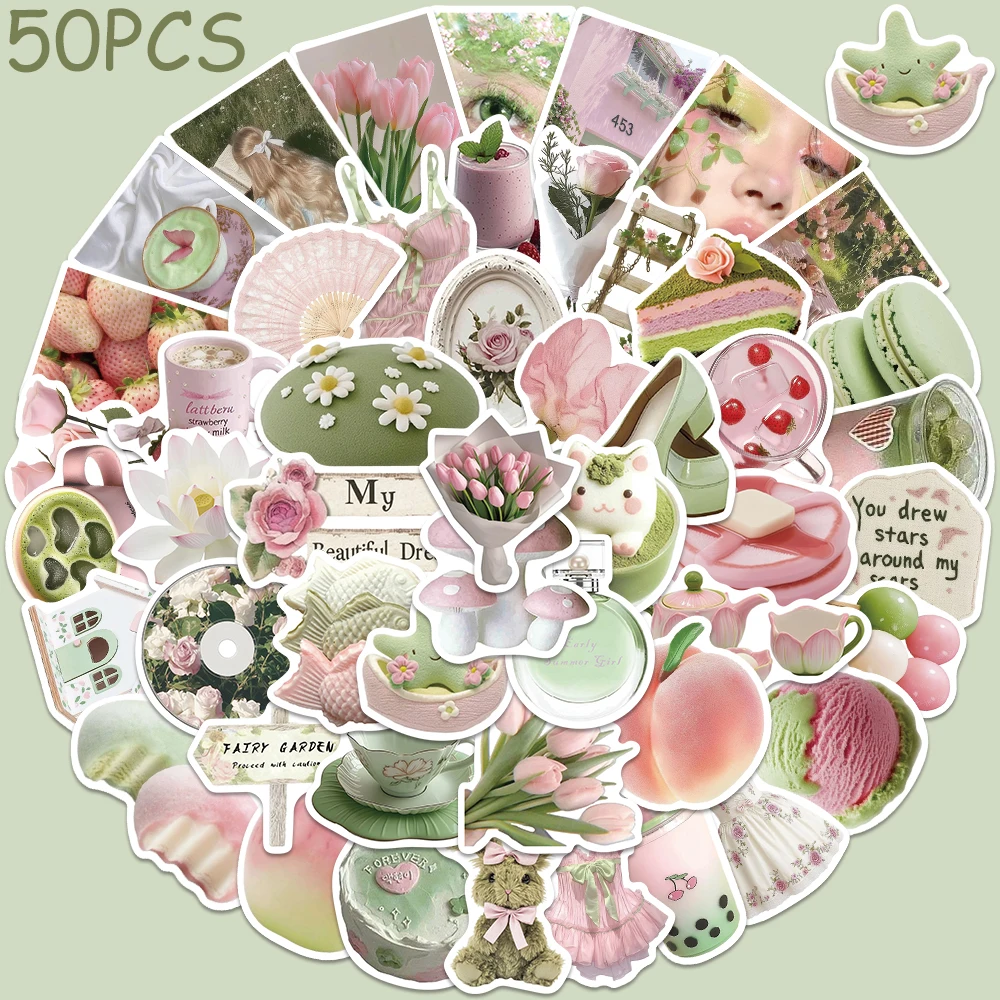 

50pcs Horrible Zombie Food Stickers Decals For Phone Laptop Scrapbook Suitcase Refrigerator DIY Graffiti Waterproof Stickers