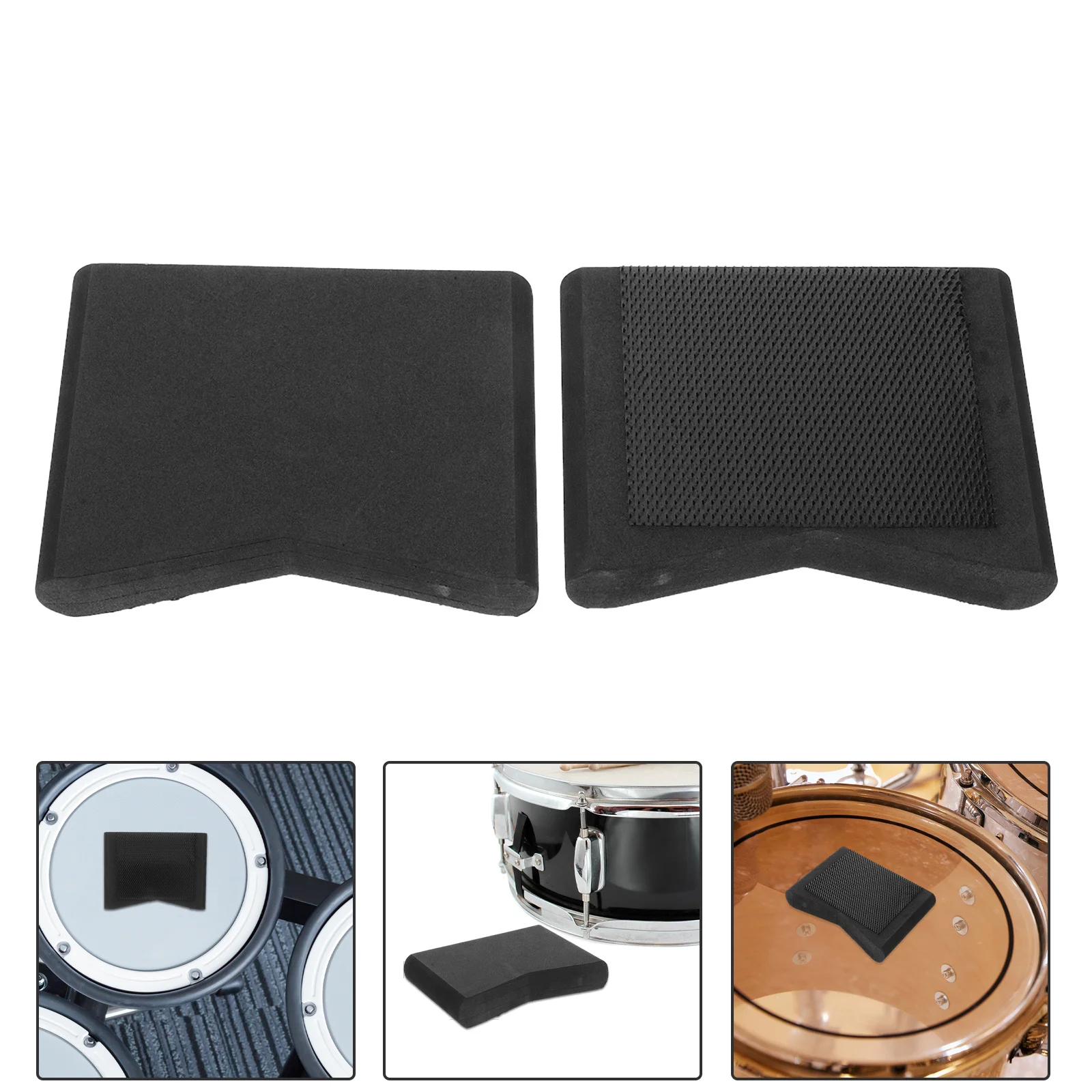 

1Pair Jazz Drum Anti-Slip Blocks Plastic Kick Blocks for Enhanced Stability Non-Slip Bass Drum Pedal Stoppers Music Accessories