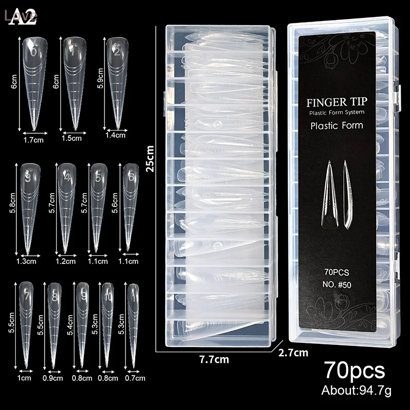 [L & P] ثلاثية الأبعاد مخلب النسر منحني الأظافر وهمية قابلة لإعادة الاستخدام غطاء كامل اضغط على أشكال الأظافر قوالب كريستال وصلات لإطالة الأظافر تلميح الأظافر