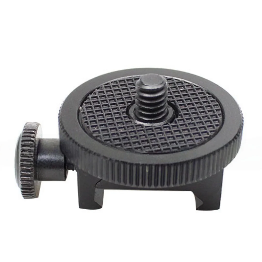 

20mm Rail Mount Adapter for Action Camera Phones 1/4 Screw Base Perfect for Outdoor CS Hunting Cycling Adventures Photography