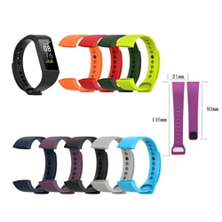 For Redmi band 4C bracelet Watch Strap For Xiaomi Mi Smart Band 4C Smart Bracelet Strap Replacement Silicone Watch Wristband