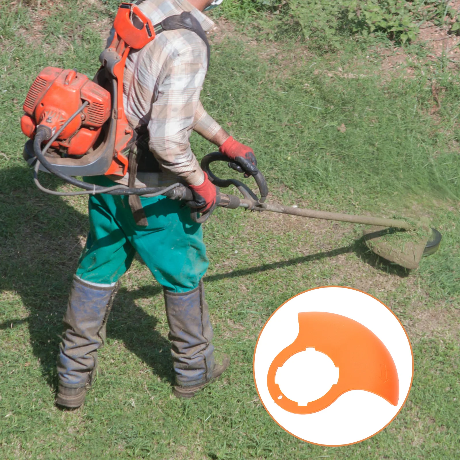 

Grass Baffle Plate for Lawn Mower Shield 12V 24V Cordless Trimmer Accessories Deflector Catcher Guard Flap Shields Grass