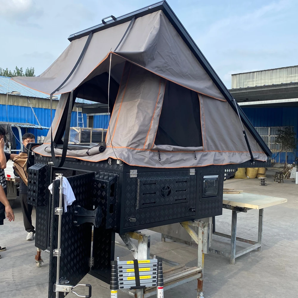 KQX Aluminum Alloy High Canopy Cover for Pickup Trucks-Waterproof Durable Easy Installation Efficient Cargo Protection