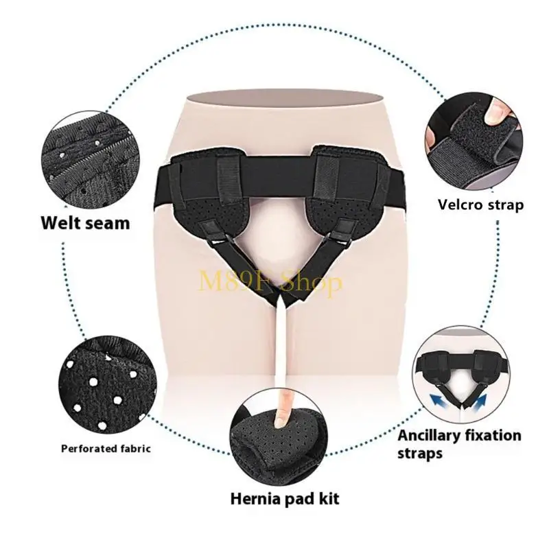 

M89F Опорные фермы для грыжи Пояс для восстановления грыжи до и после операций для двустороннего действия