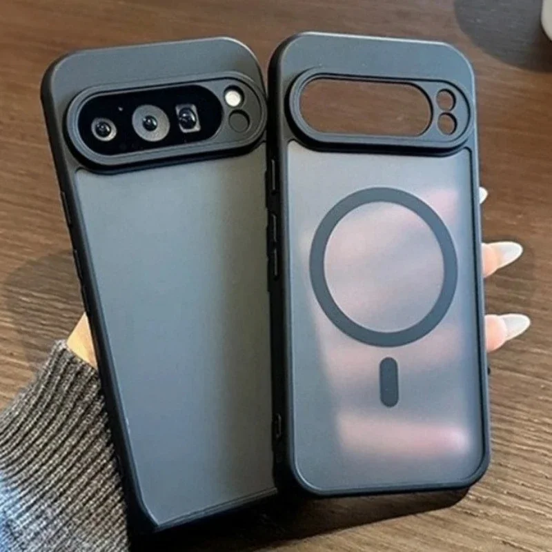 Für Google Pixel 11 10 Pro XL 12 7 8 9 Pro XL 10A 9A 8A Magsafe Macsafe Hülle Schlanke Matte Durchscheinende Armor Magnetische Handyhülle