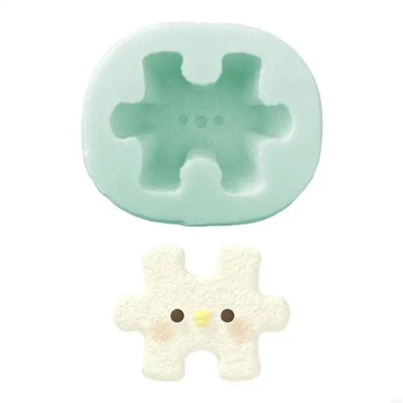 3D Cartoon Puzzle Mold for DIY Wax Casting Squeeze Toy Soap