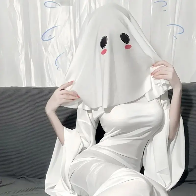 

Призрачный аксессуар для костюма на Хэллоуин с 42 см. Протекающий дизайн и воздухопроницаемая полиэфирная спандексная смесь для