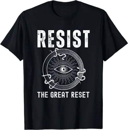 BEST TO BUY Russian Dark Resist the Great Reset Conservative T-Shirt