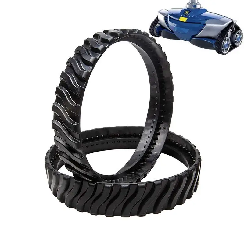 2Pcs Tool Tracks Tyres Home Tire Wheel Pool Cleaner Swimming Rubber Practical Replacement For Zodiac MX8 MX6 Wheels Tire Belt