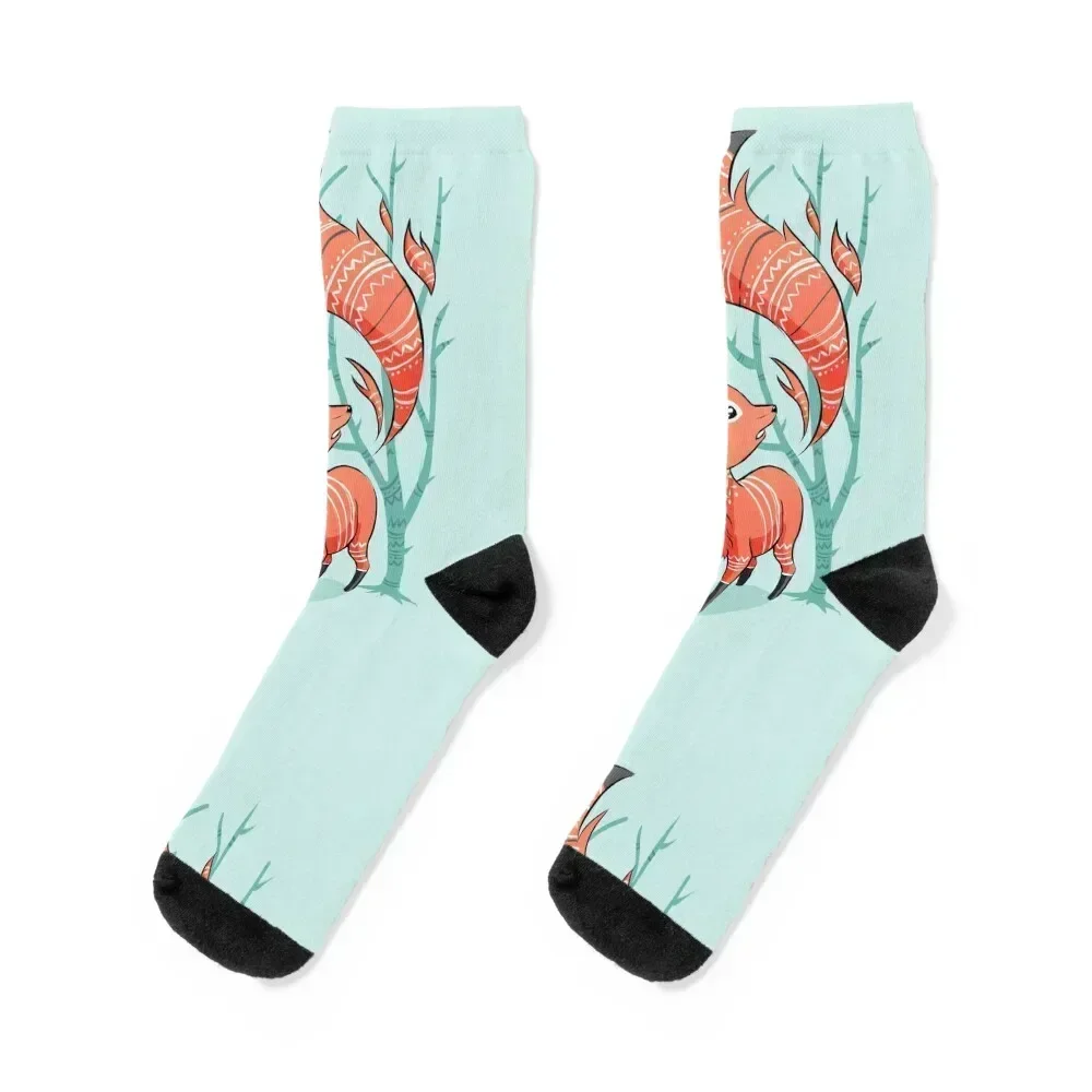 

Winter Fox Socks aesthetic essential Rugby christmas gifts Socks For Girls Men's