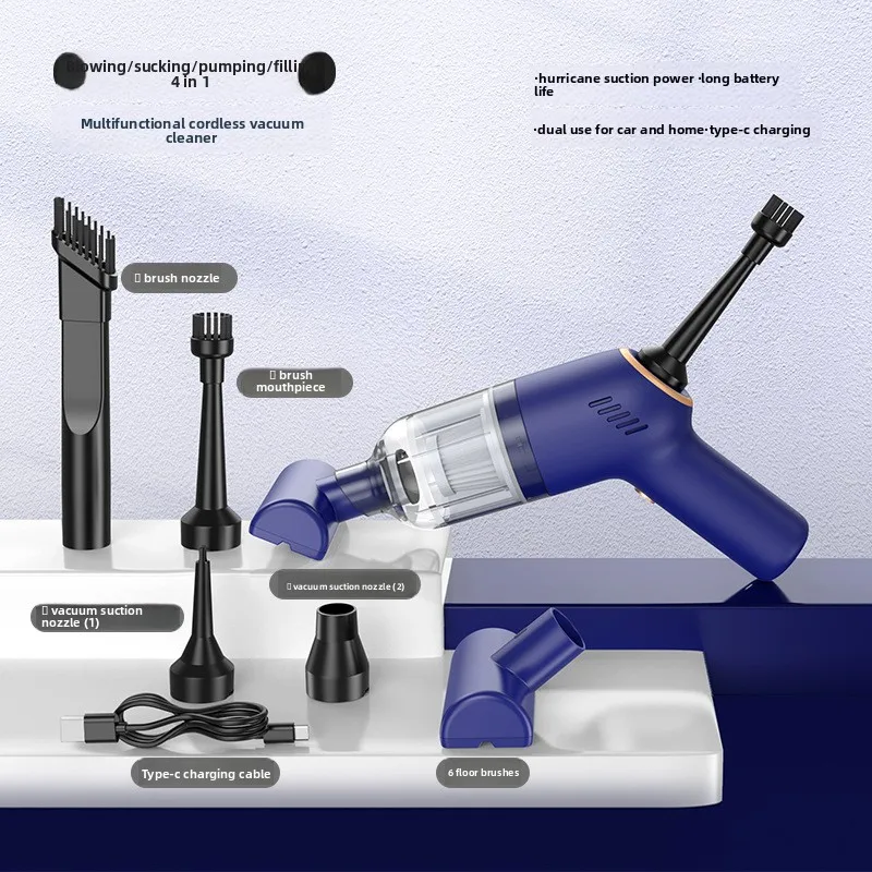 

6000PA Car Vacuum Cleaner Portable Vacuum Cleaner for Multi Purpose Vehicles Small Household Pump Handheld Car Vacuum Cleaner