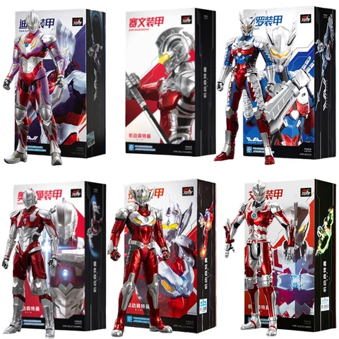 Ultraman Action Figure ZD Toy Kotaro Higashi Zero suit Tiga Suit Ace Ultra Seven Ultraman Jack Model Adult Collectible Toy