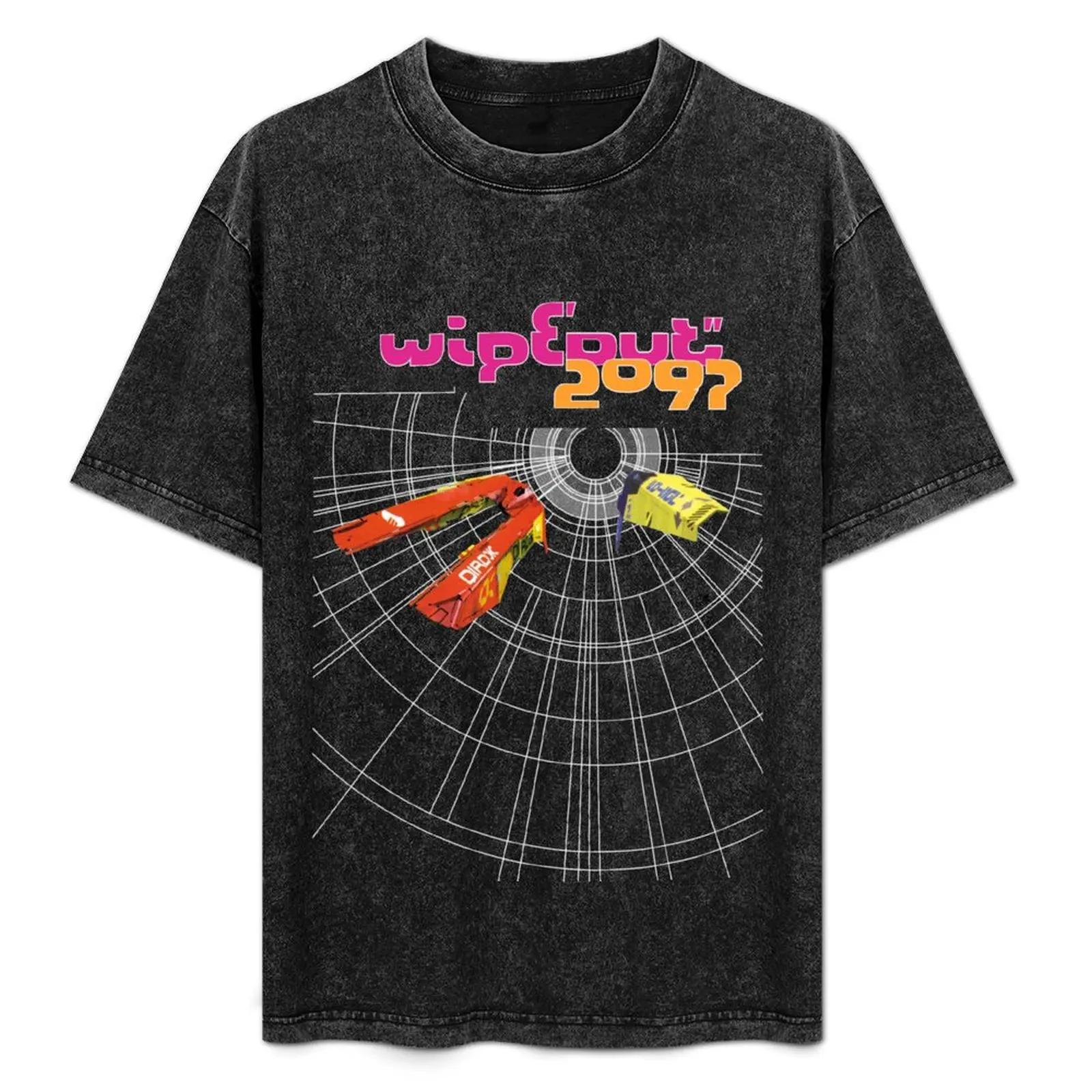Wipeout 2097 - Camiseta con estampado de estilo vintage del juego Wipeout 2097
