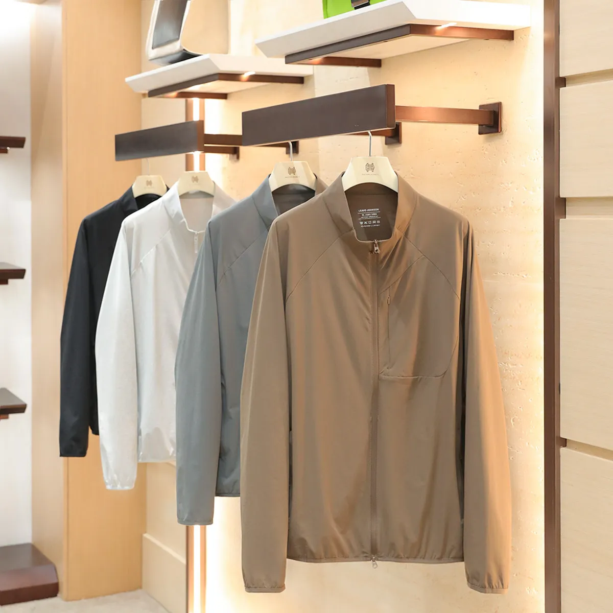 

UPF50 + 2026 spring and summer new outdoor anti-ultraviolet high elastic breathable waterproof stand-up collar sunscreen jacket