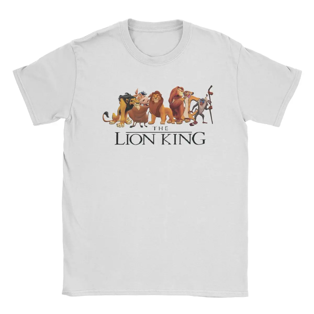 Men Women T-Shirts The Lion King Characters Simba Novelty Cotton Tee Shirt Short Sleeve T Shirts Round Neck Clothes Unique