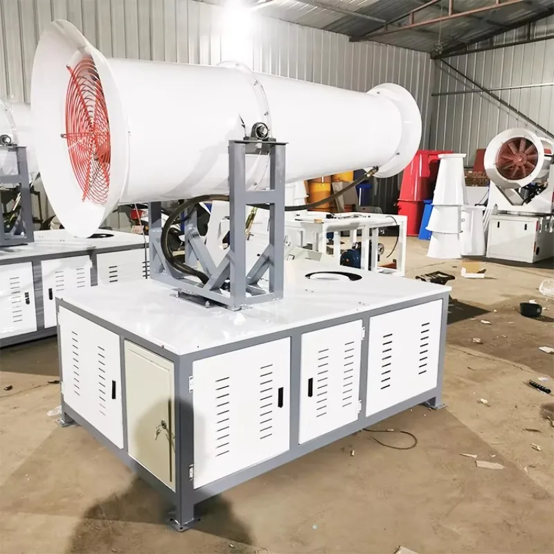 Customized 360 Degree 50M Rotation Long Range Fog Sprayer Cannon With Pump & Engine Steel Construction 2t/h Flow Rate For Dust C