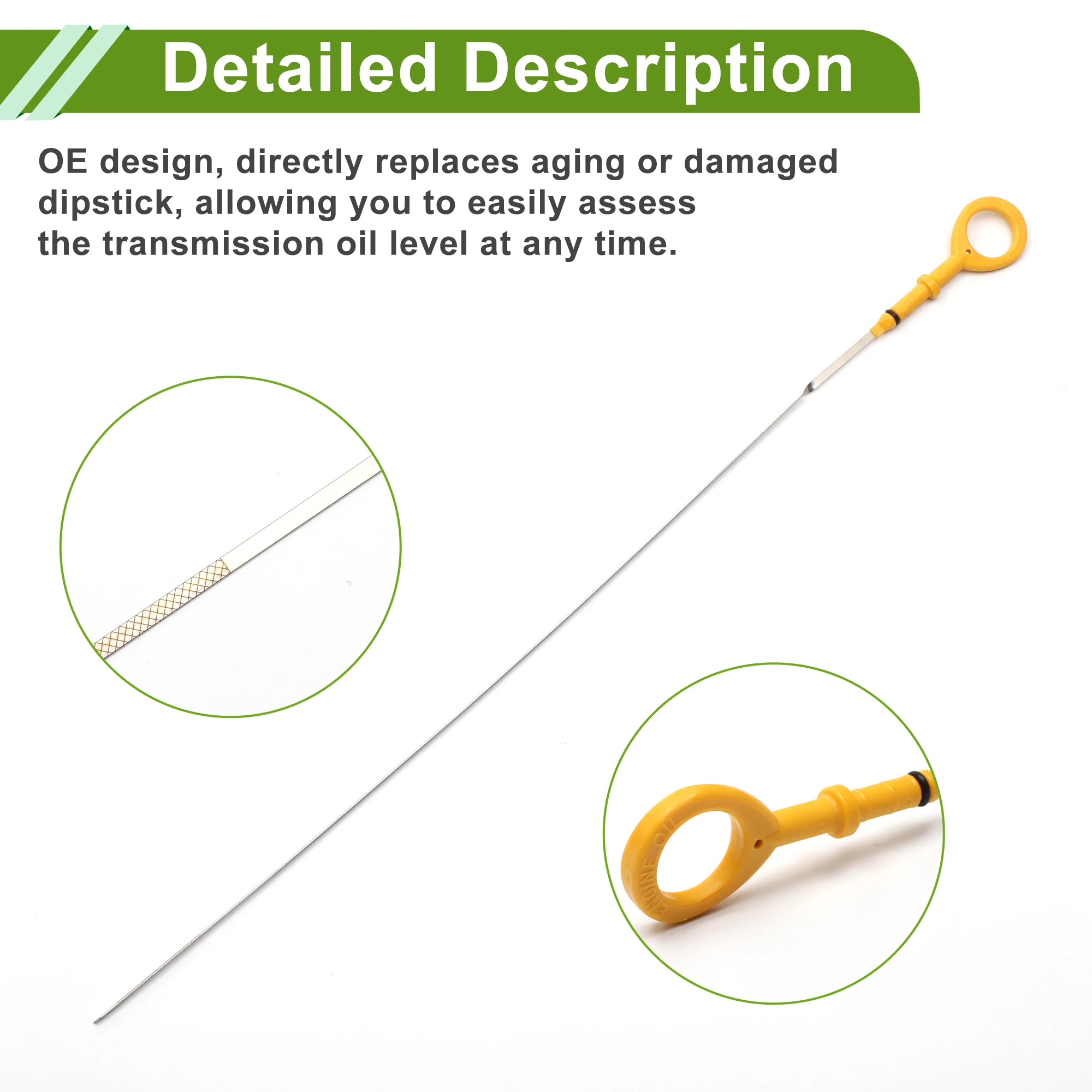 UXCELL مقياس زيت المحرك رقم 1530121030 لتويوتا لـ Scion xA 2004-2006 4 Cyl 1.5L