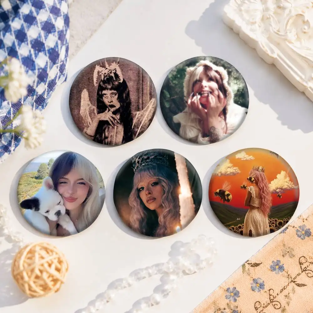 A-M-MelanieS M-Martinez Cosplay COSTUME Badge Pin Tinplate Brooch Prop Xmas Gift Birthday Gift