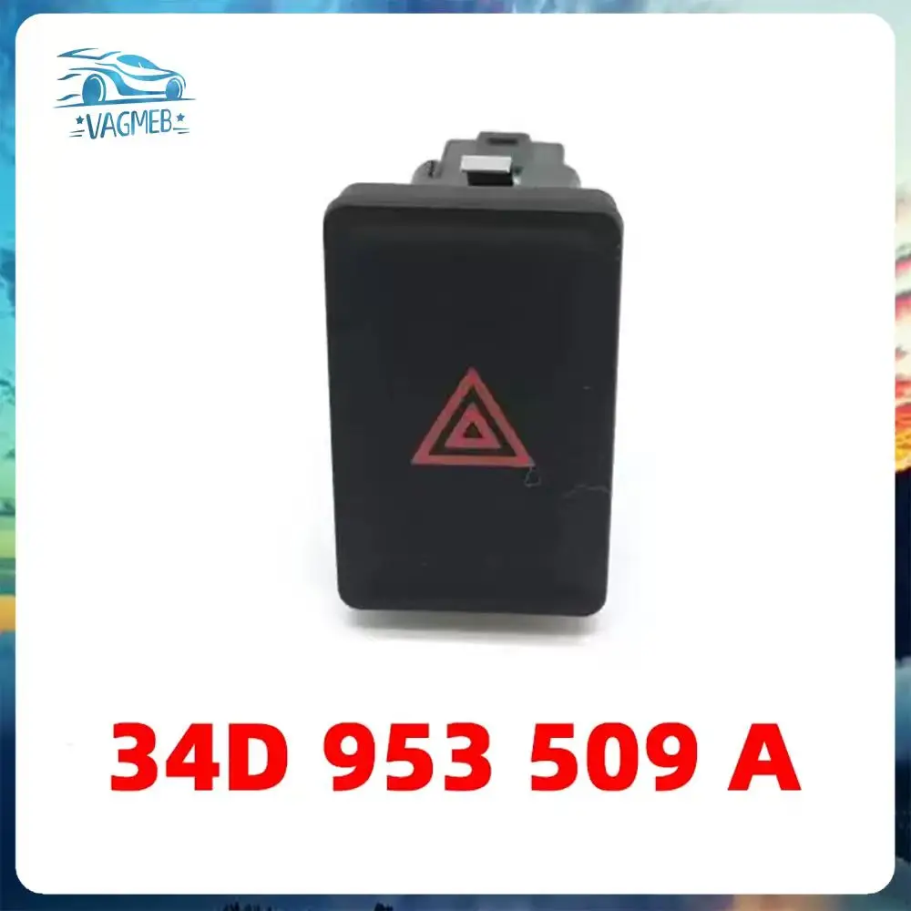 

Мигающий аварийный выключатель с левым рулем 34D953509AAGE 34D 953 509 A AGE для BAP для VW Santana для Skoda Rapid седан