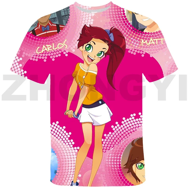 Anime 3D Print LoliRock T-shirt Kawaii Cartoon LoliRockstar Graphic Tees Women Streetwear Kids Girls Oversized T Shirt Tees Tops