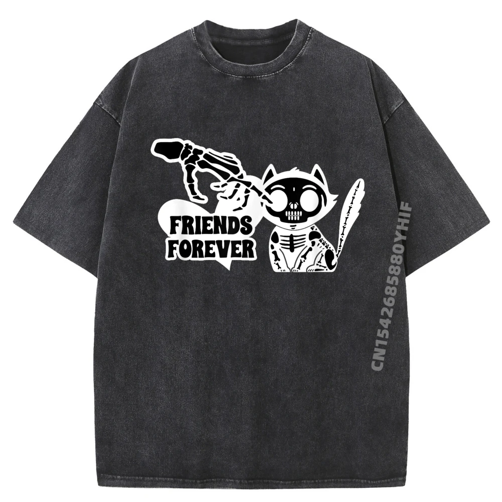 

Роскошная дизайнерская мужская рубашка Friends Forever Harajuku Camisa больших размеров, потертая рубашка большого размера, футболки с графическим рисунком HOLIDAYS