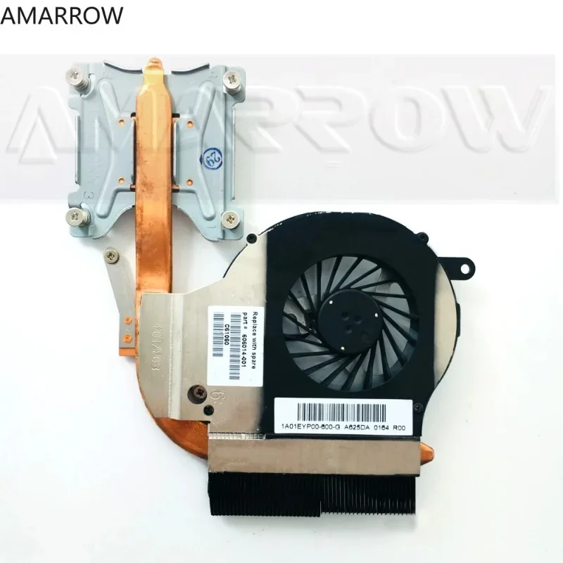 original for HP Pavilion CQ62 G62 G62-B35SG G72 fan and independent Thermal Module 606014-001 1A01EYP00-600-G