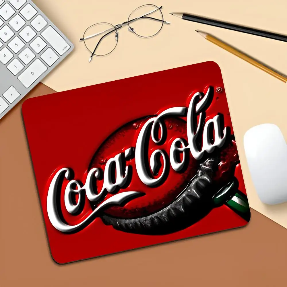 Fashion C-Coca C-Cola-S Mouse Pad Gaming Laptops Keyboard Mat Deskmat Pc Accessories Desk Protector Mousepad Gamer Mats Anime Ma