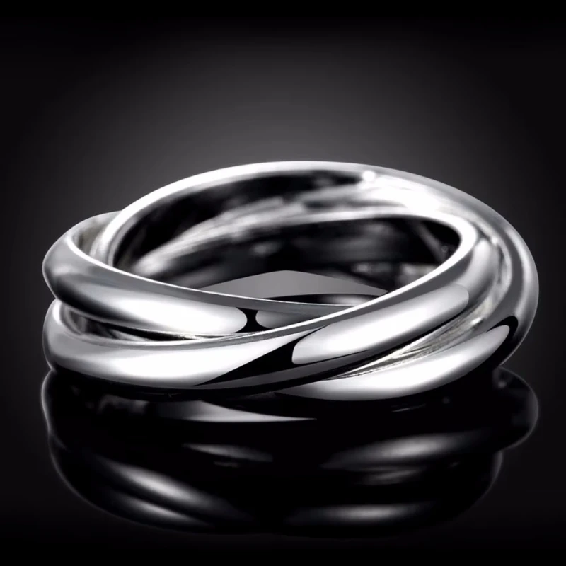Free Shipping for Women Lady Wedding Beautiful Charm Fashion Women 925 Sterling Silver Rings Jewelry Cute Lover Gift gallery 1