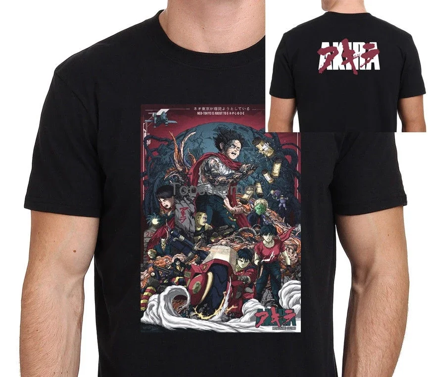 

Akira Videogame Cult Animated 80S Sci Fi Film Men'S T Shirt Black S 4Xl