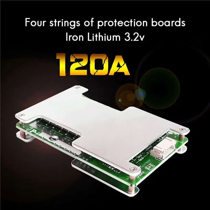 ABGI-10X 4S Lithium-Batterie-Schutzplatine 12,8V 120A BMS Lithium-Eisenphosphat-Batterie-Schutzplatine – Detail 7