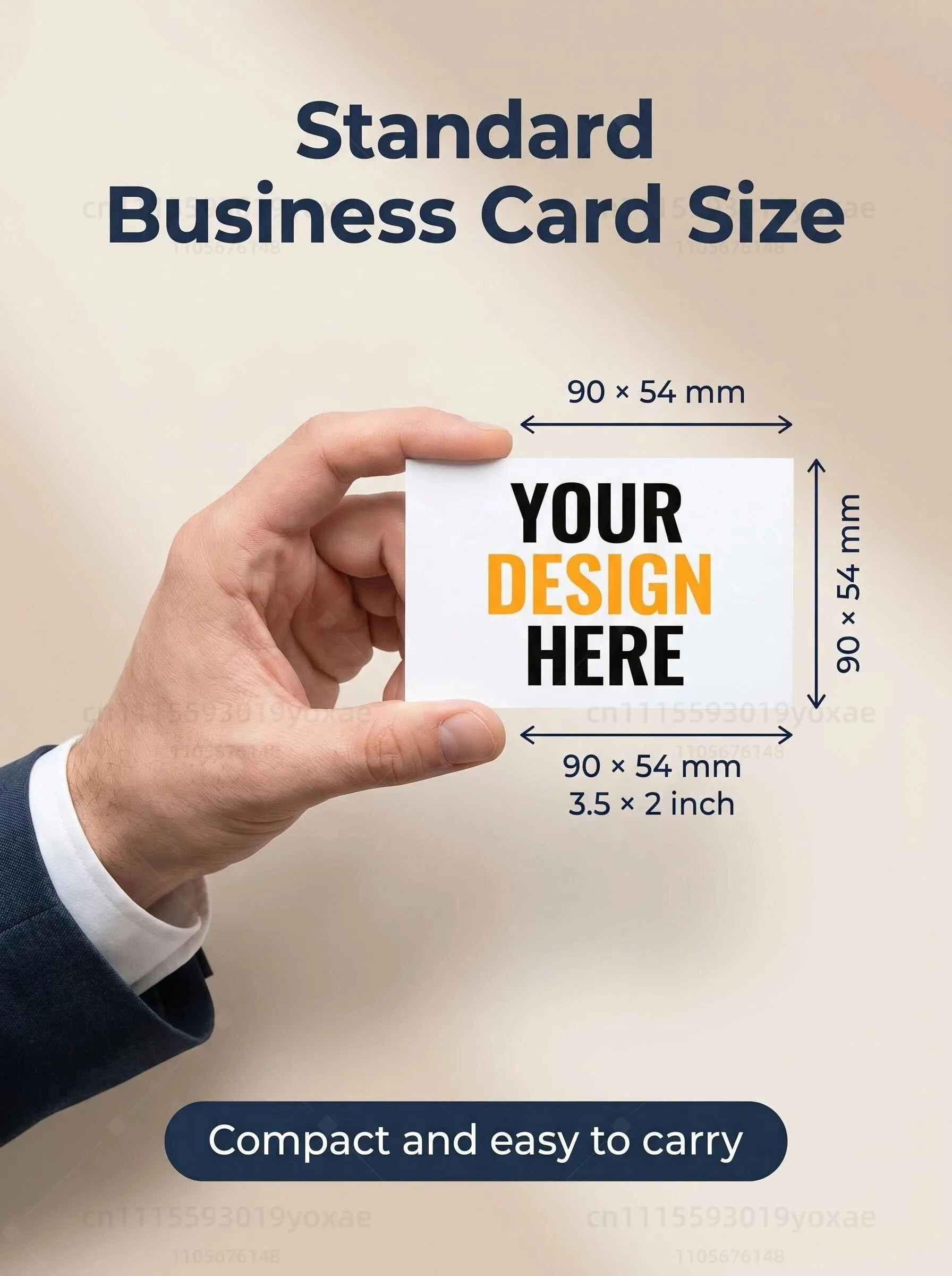 Custom QR Code Business Cards 300gsm Matte Water-Resistant Paper Double-Sided Printing Logo Text Photo 90x54mm 50-1000Pcs Set