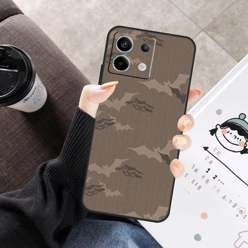 Чехол «Летучая мышь» для Xiaomi Redmi Note 14 13 9 10 11 12 Pro 10S 11S 12S Чехол для Redmi 13C 12C 10C 14C