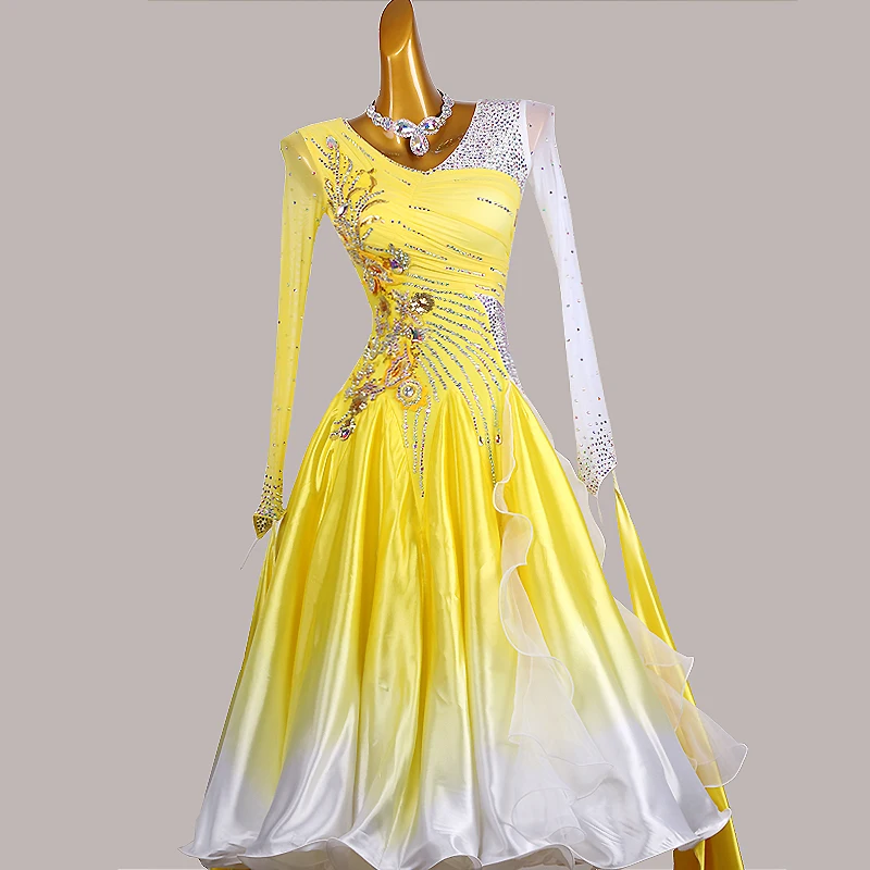 

Ballroom Dance Competition Dresses Dance Costumes Waltz Dress For Dancing Clothes Dance Wear Dress Rumba Standard Ballroom Dress