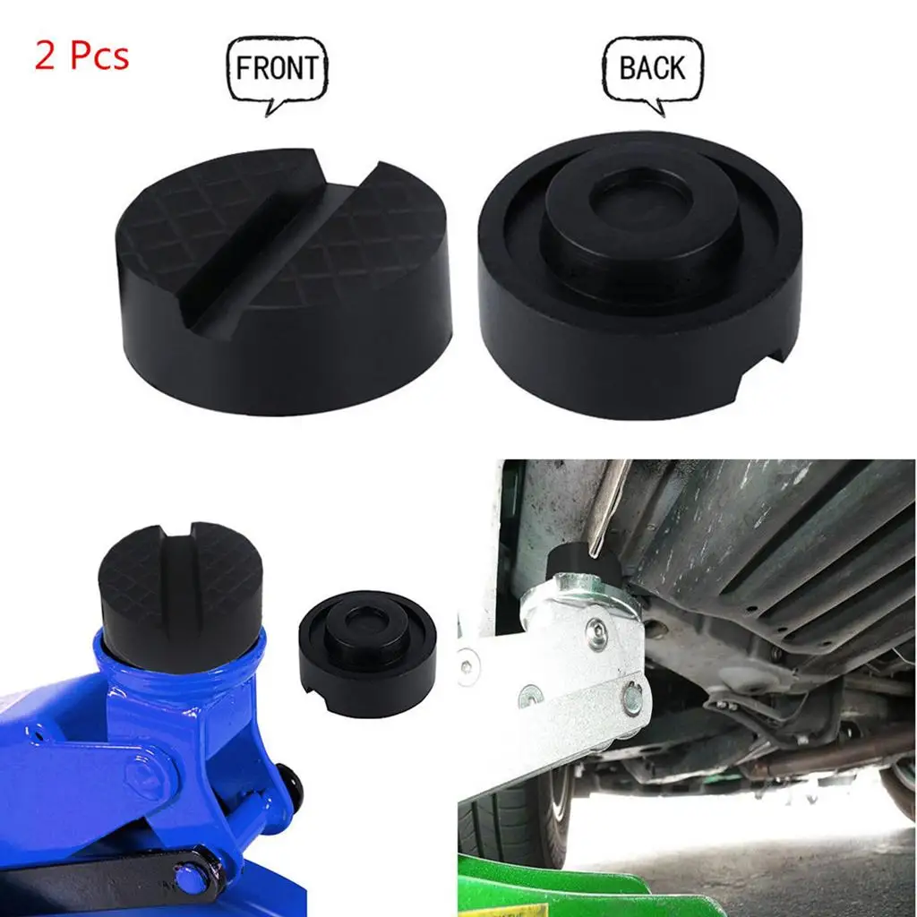 Frame Rail Protector Rubber Jack Pad Tool Adapter Crush Resistant Car Accessory for Safe Lifting and Edge Security