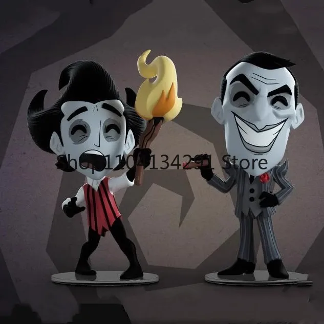 Original Youtooz Don't Starve Merchandise Leopard-Print Chester Black-and-White Spider Plush Skin CD Key Action Figure Toy