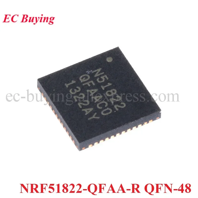 NRF51822 NRF51822-QFAA-R QFN-48 NRF51822-QFAA QFN48 Bluetooth-compatible 4.0 Low-power RF Wireless Chip IC New Original