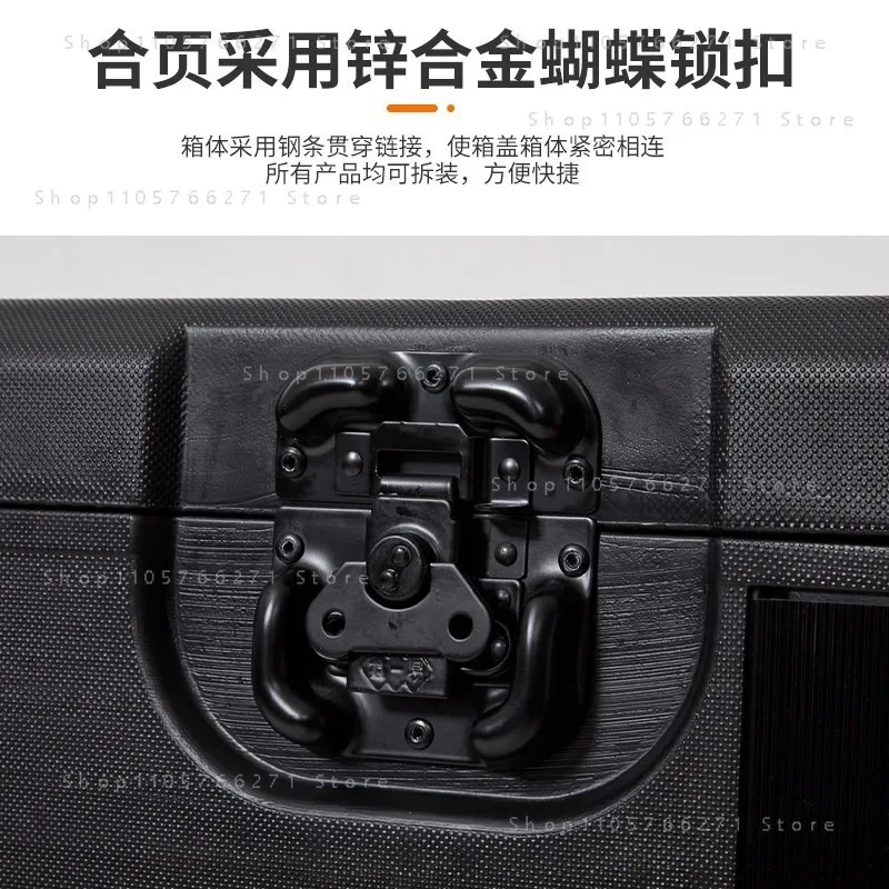 PE Plastic Large Stage Equipment Crew Aviation Turnover Wire Box Spare Box Stall Storage Toolbox with Wheels