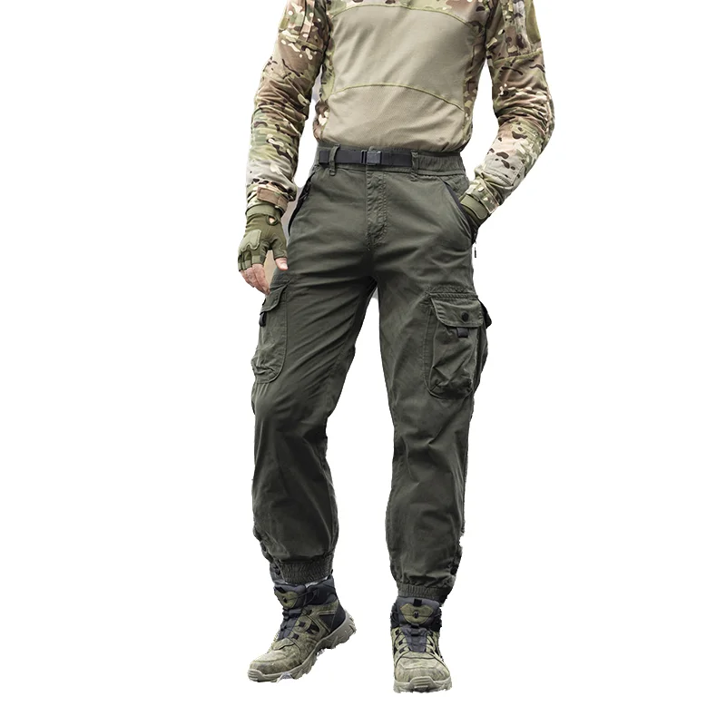 

Мужские модные рабочие брюки - дышащие брюки из хлопковой смеси для активного отдыха, альпинизма, кемпинга и исследований