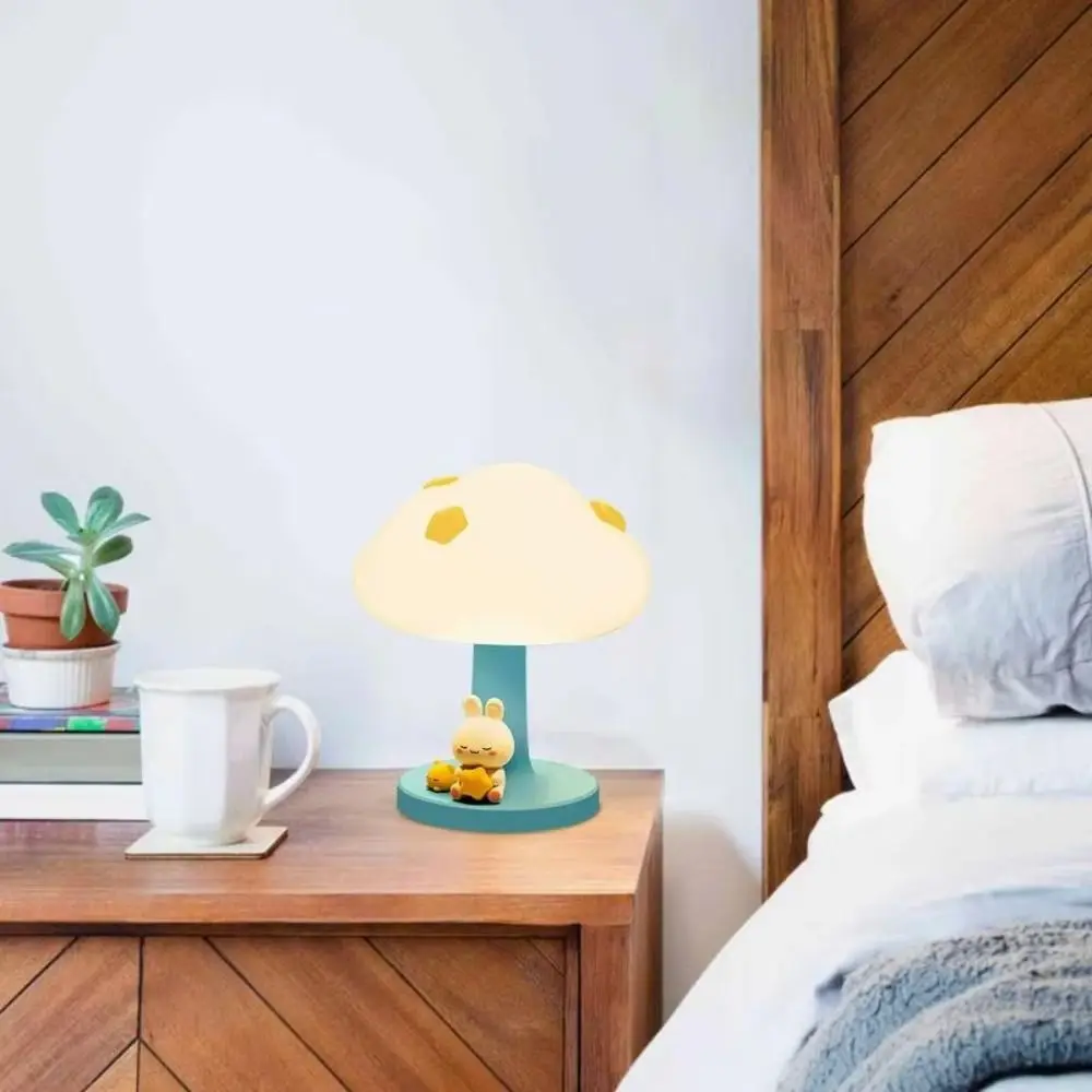 Cartoon USB Charging Cloud Table Lamp Timed Desktop Sleeping Atmosphere Light Dimming Soft Light Bedside Table Lamp Bedside
