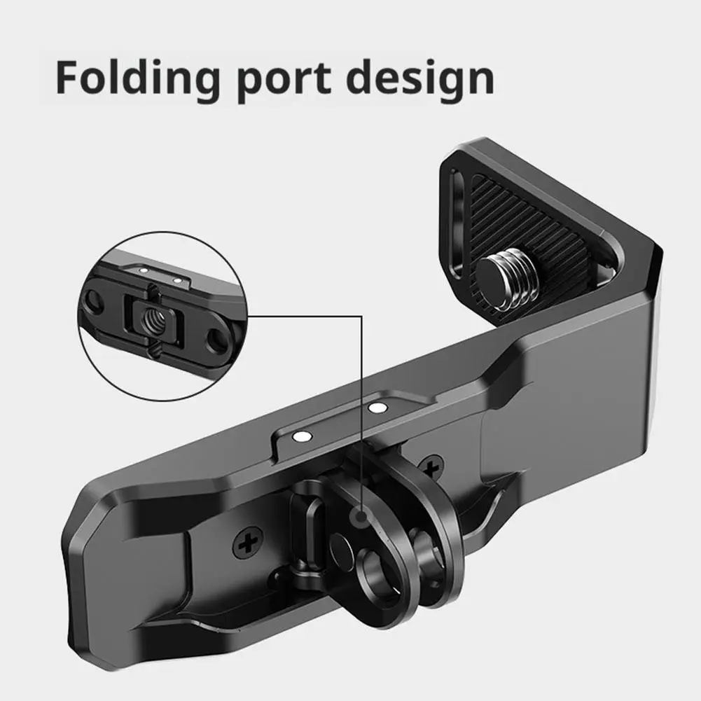 For Insta360 X5/X4 Magnetic Metal Horizontal L-shaped Shooting Mounting Stand Bracket Camera Bracket Magnetic Accessories V7N8