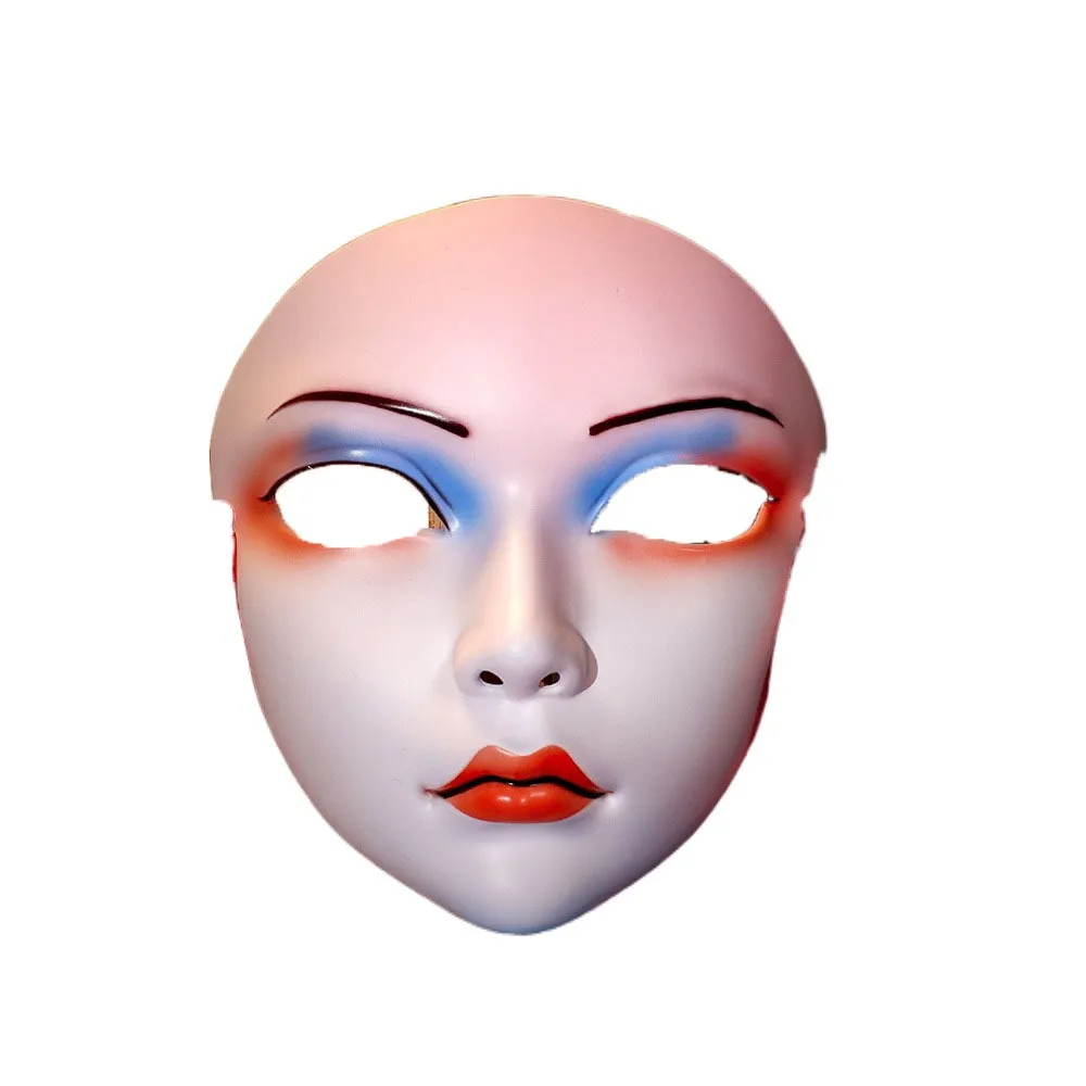 

Masquerade Ancient Style Face Mask Cosplay Prom Props Party Supplies Kabuki Kitsune Mask Eye Mask Anime Cosplay Pros Girl