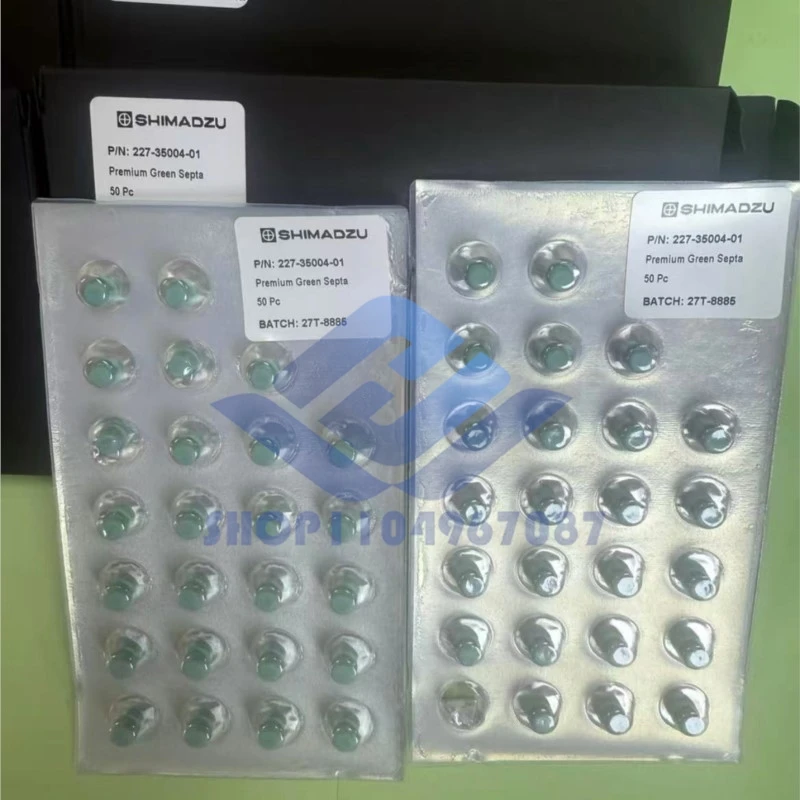 227-35004-01 Sampling Pad Premium Green Septa 50pcs/box