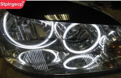 For Chevrolet Lacetti Optra Nubira 2002-2008 Ultra Bright Day Light DRL CCFL Angel Eyes Demon Eyes Kit Warm White  Ring