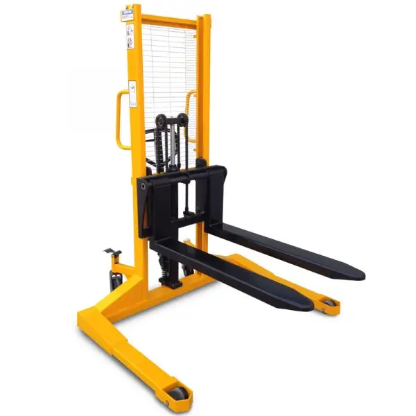 Hand Operated Forklift Pallet Hand Truck Forklift Hand Stacker Forklift Platform Stacker with straddle legs