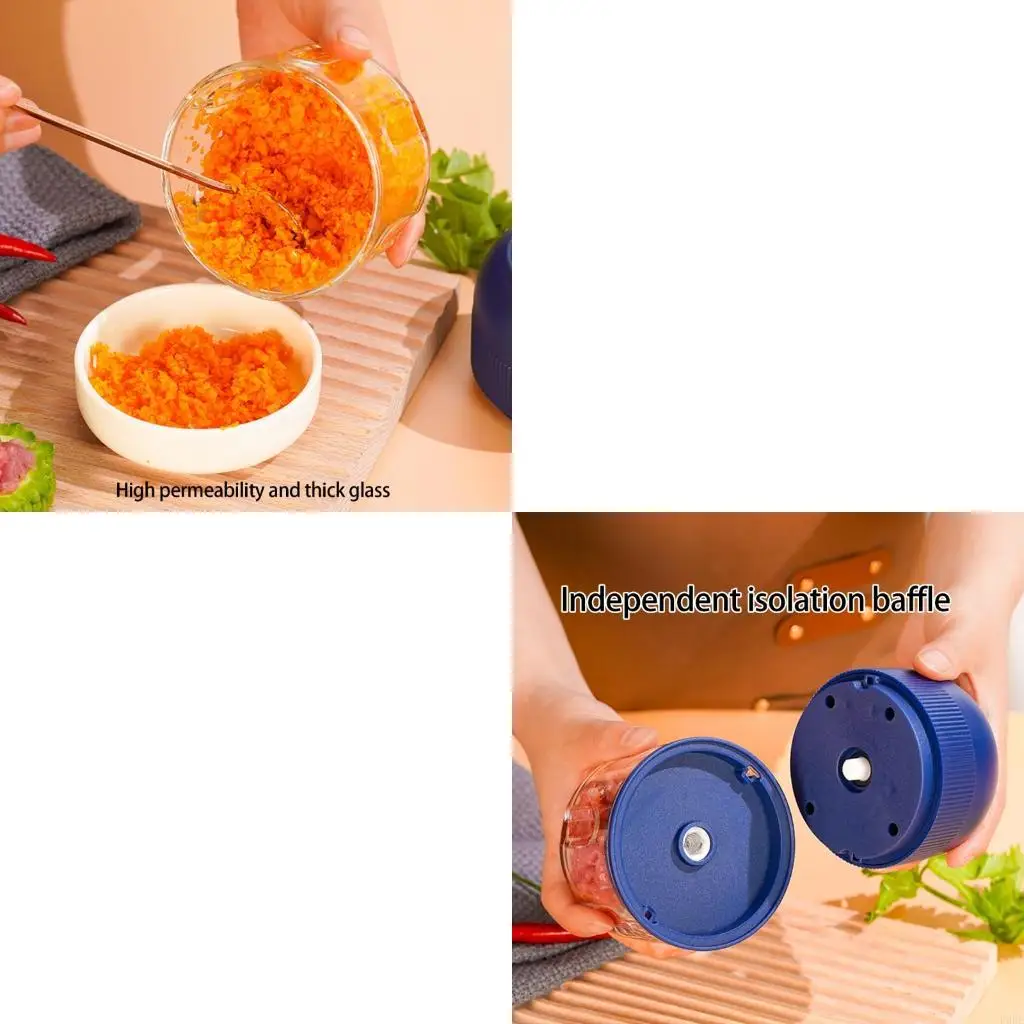 Garlic Mincer USB Vegetable Chopper Onion Chopper Small Processor