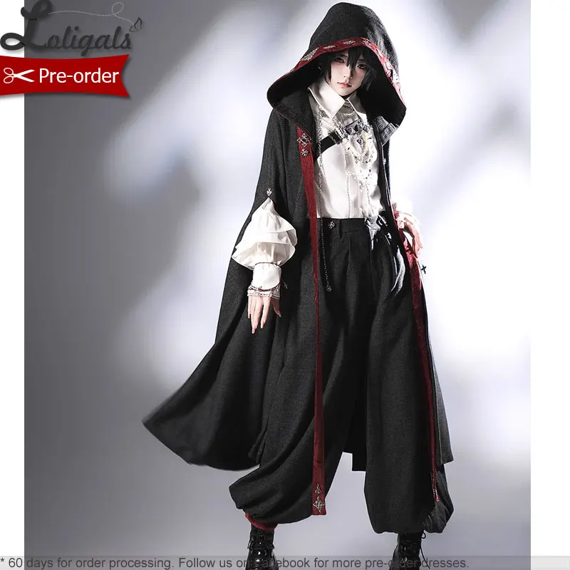 

Плащ Ouji Lolita с капюшоном в стиле ретро, длинная накидка/брюки принцессы ~ Святой клятва от Princess Chronicles 2026, хит продаж