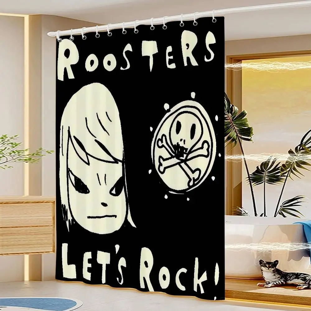 Yoshitomo Nara Dream Doll Vintage 1 Piece Of 150x180cm Printed Shower Curtain Partition Bathroom Waterproof And Mold Resistant
