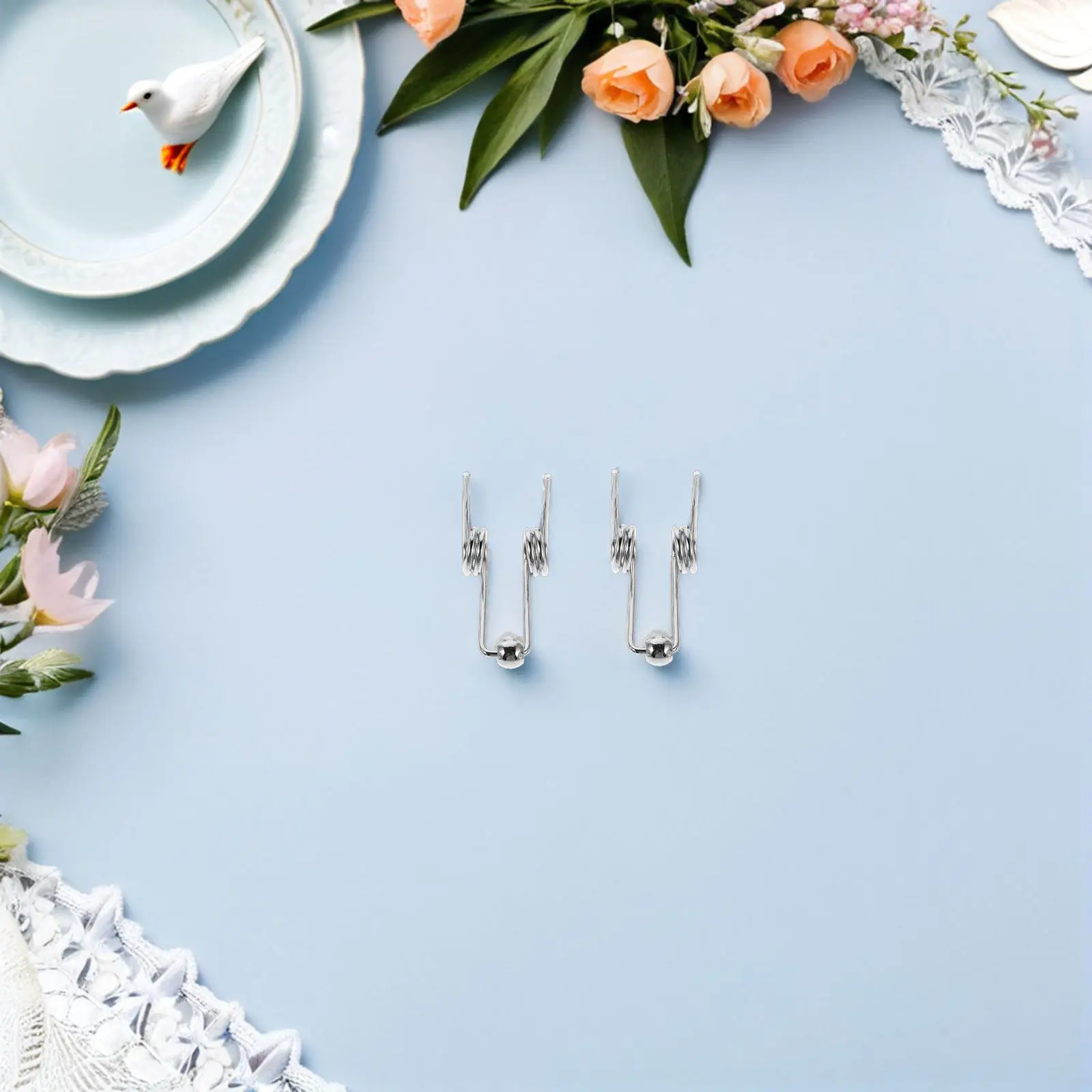 

6Pcs 30Mm Replacement Torsion Springs for Hair Curling Tools Metal Spring Parts Heat Resistant Reliable