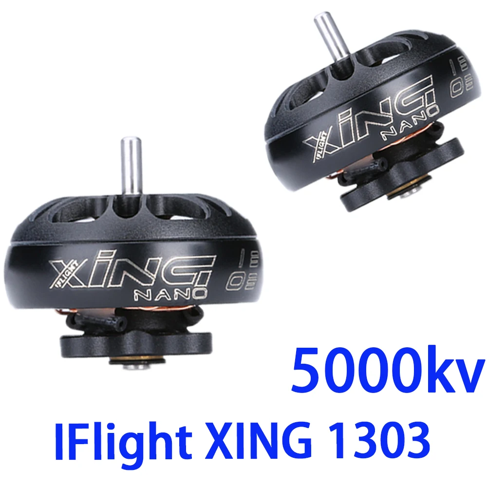 

Iflight XING 1303 5000KV brushless motor, compatible with 2-inch propeller, suitable for Alpha A85 FPV Whoop