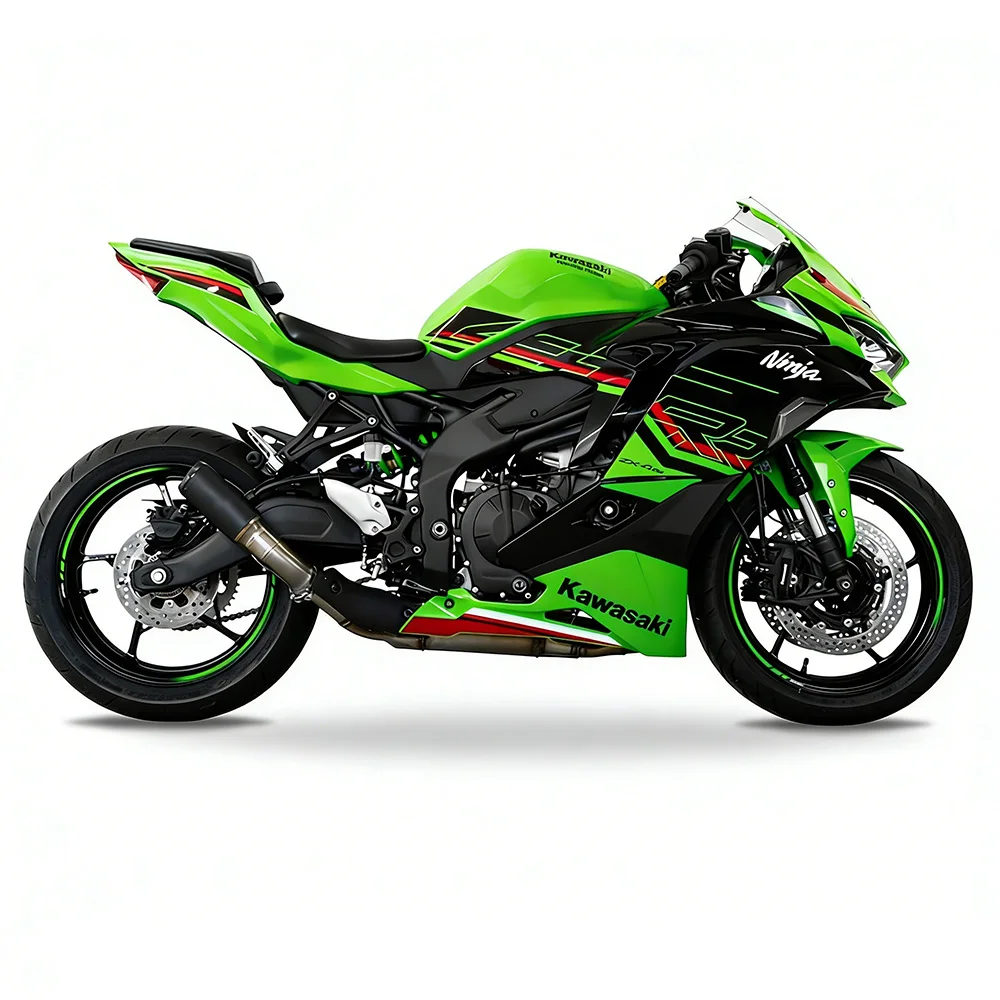Auspuffanlagen für Kawasaki Ninja ZX4R ZX4RR 2023 2024 Auspuffendrohre Mittelrohr Schalldämpfer Auspuffrohre – Detail 5
